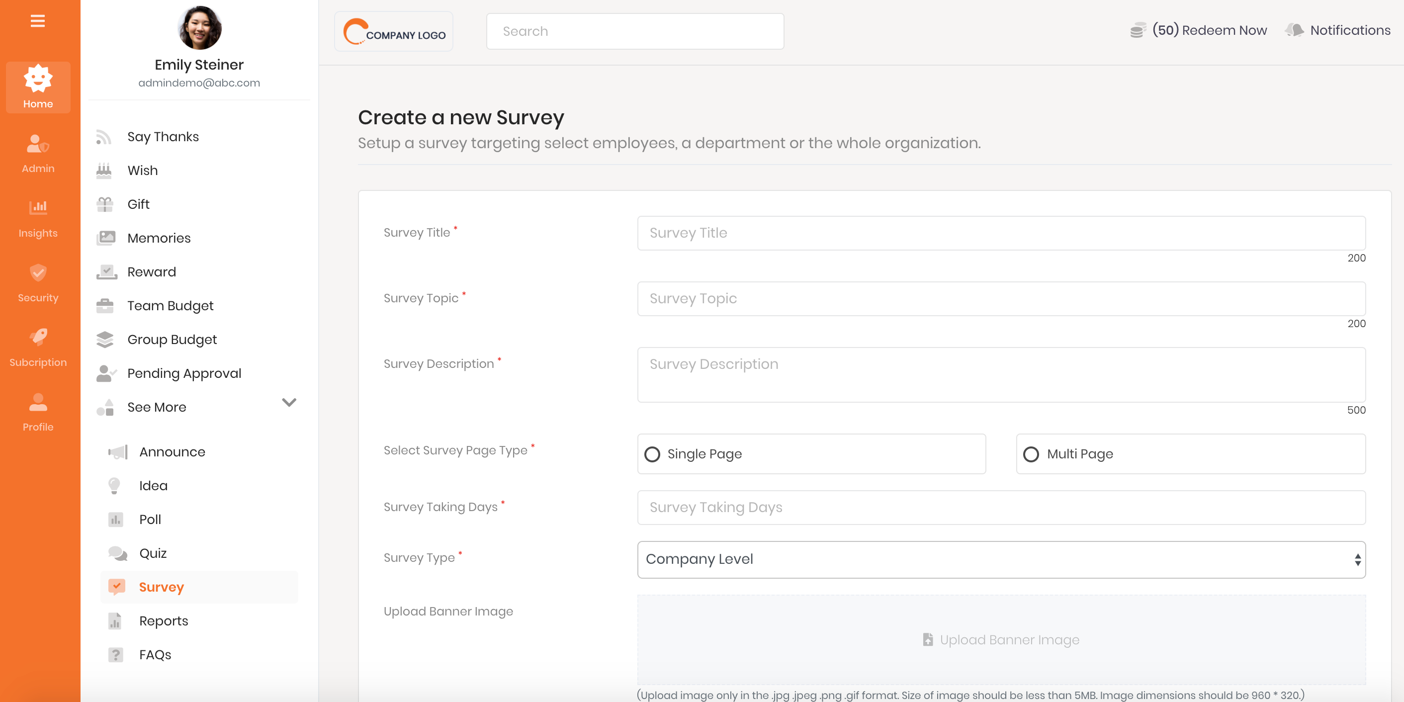 create-survey